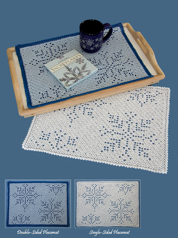 Falling Snow Placemats