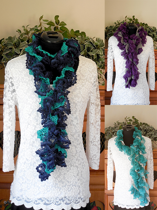 Ruffles and Lace Scarves